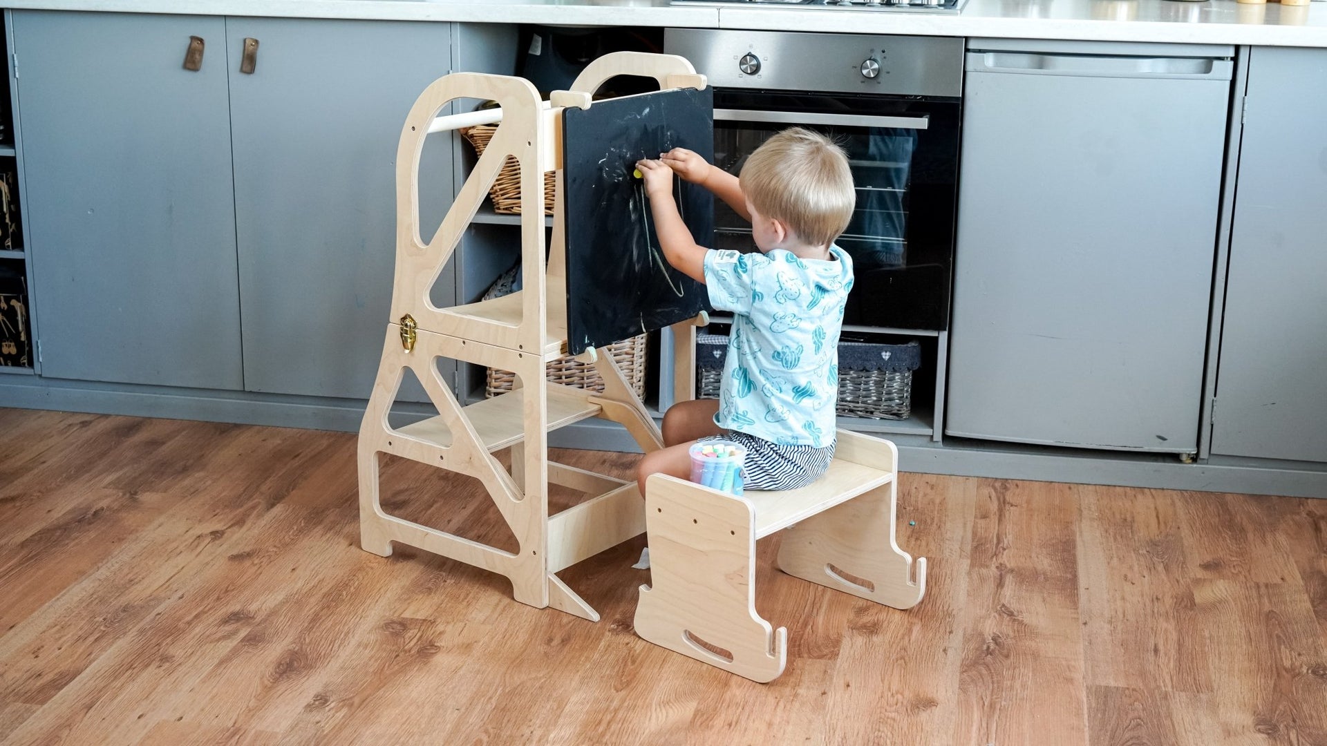 Transformable learning kitchen tower (Securestep) - Beloved boards