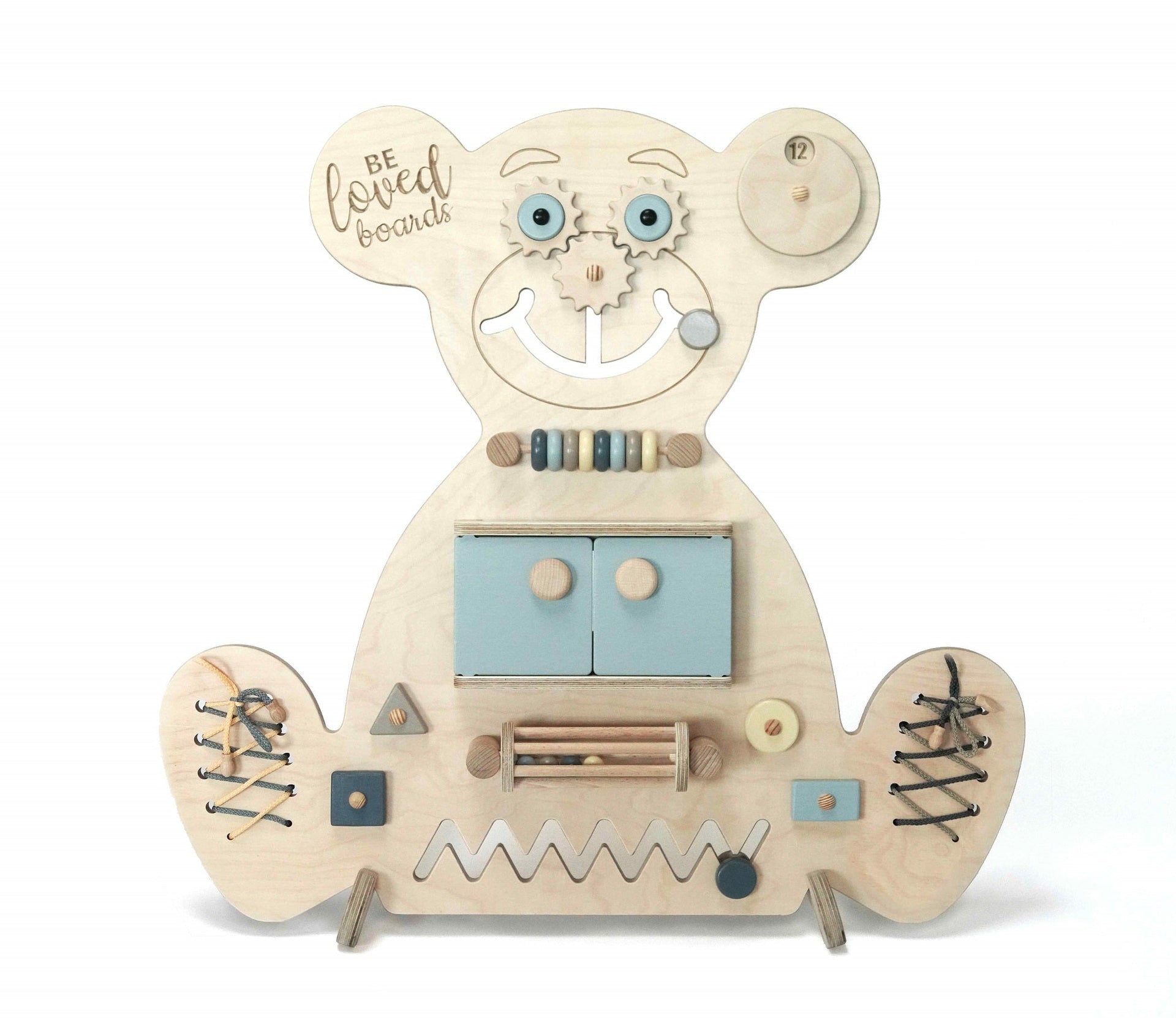 Fun Educational Bear Shaped Busy Board Montessori Toys For - Temu Italy